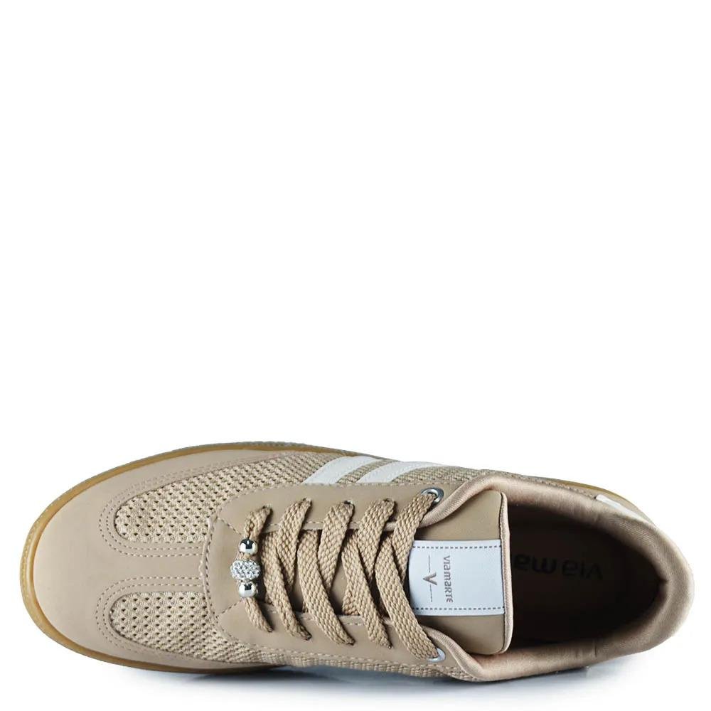 Tênis Casual Feminino Via Marte Conforto Marrom 4