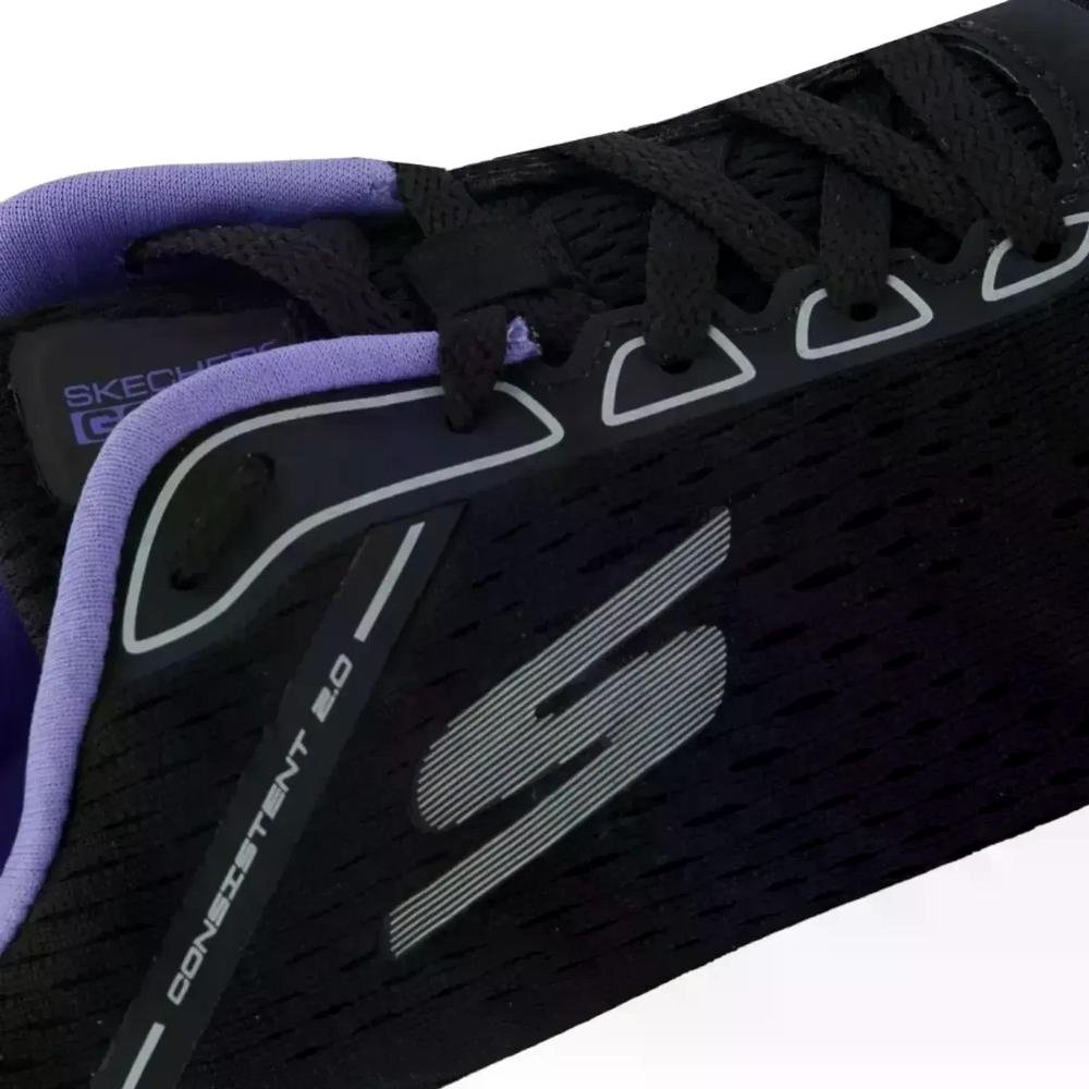 Tênis Skechers Consistent 2.0 Feminino Running Preto 2