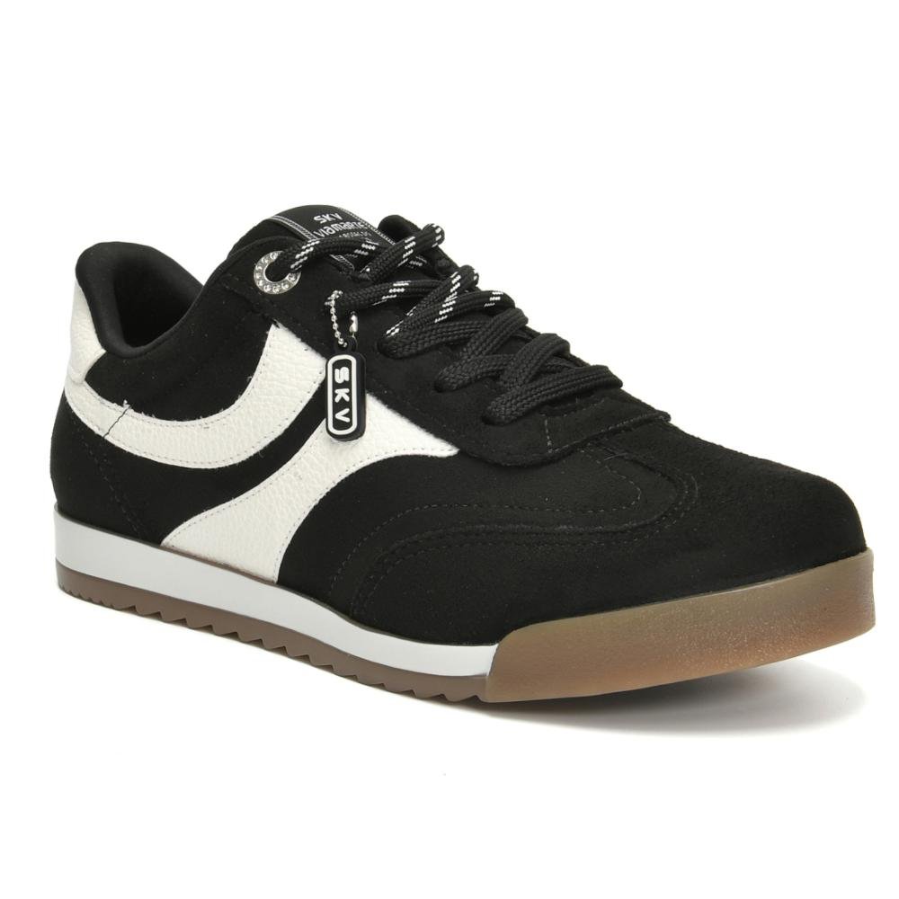 Tênis Via Marte Feminino Casual Urbano Conforto Preto 3