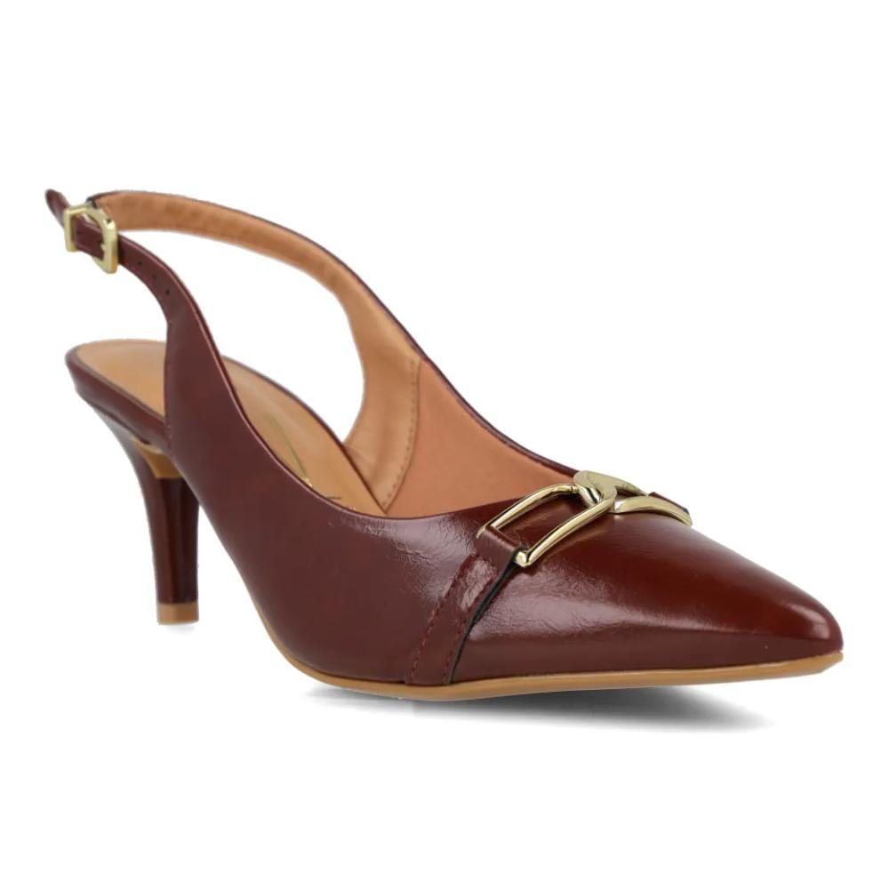 Scarpin Vizzano Slingback Salto Fino Feminino