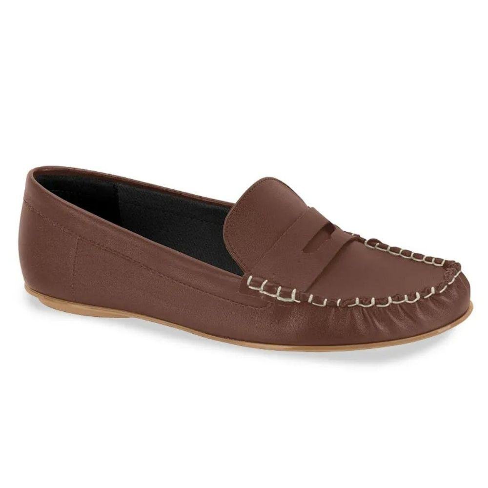Sapato Vizzano Mocassim Feminino Confortável