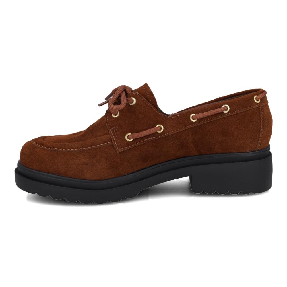 Sapato Via Marte Feminino Mocassim Casual Conforto Marrom 5