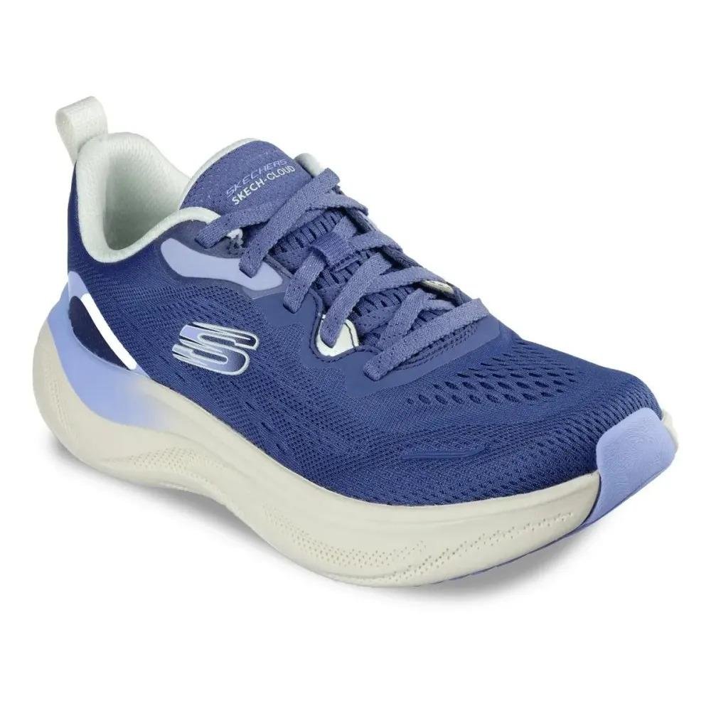 Tênis Skechers Skech Cloud Corrida Caminhada Azul 3