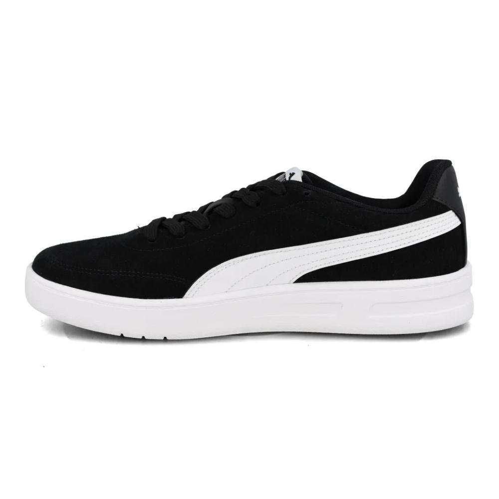 Tenis Puma Court Classic Clean BDP Unissex Casual Macio Preto 2