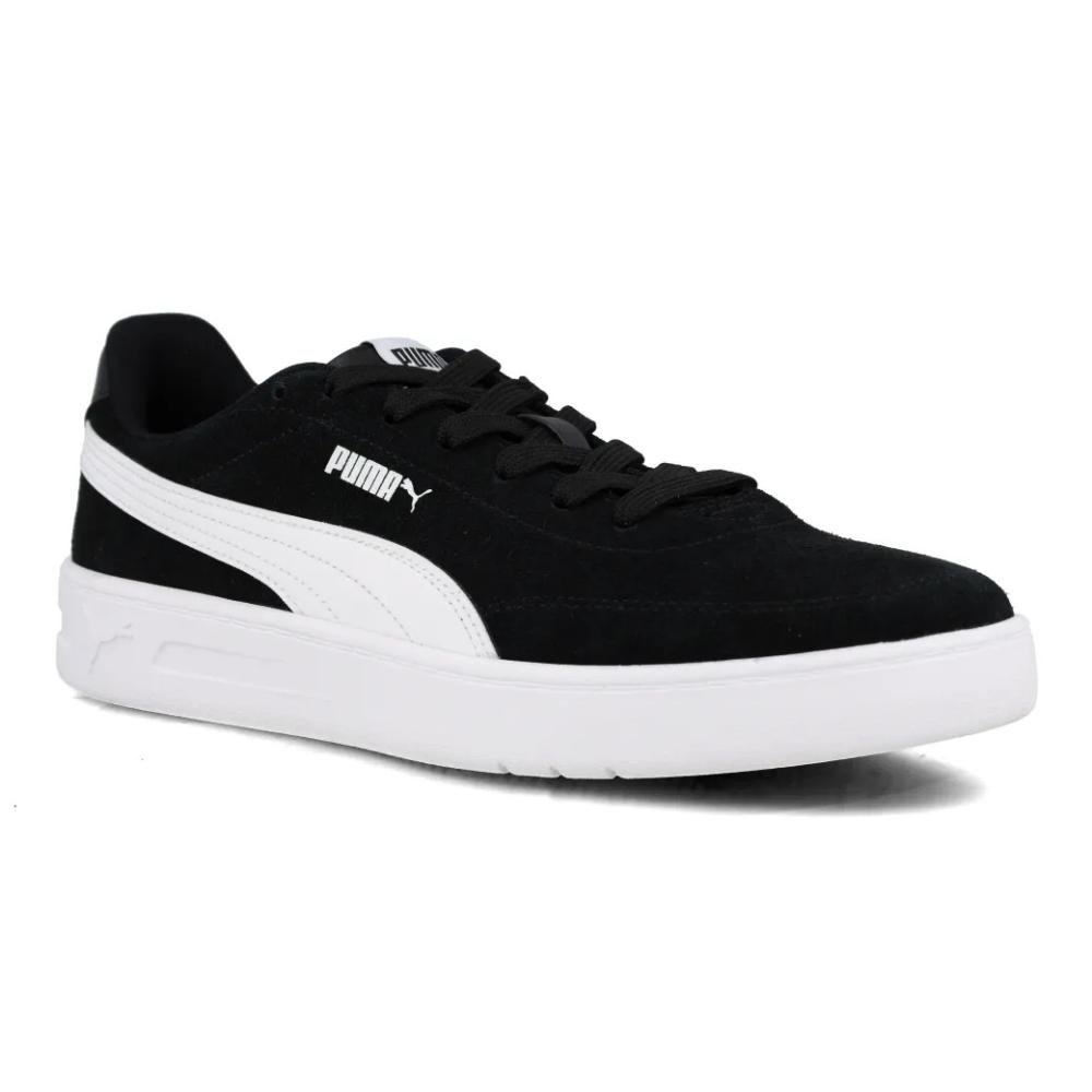 Tenis Puma Court Classic Clean BDP Unissex Casual Macio Preto 3