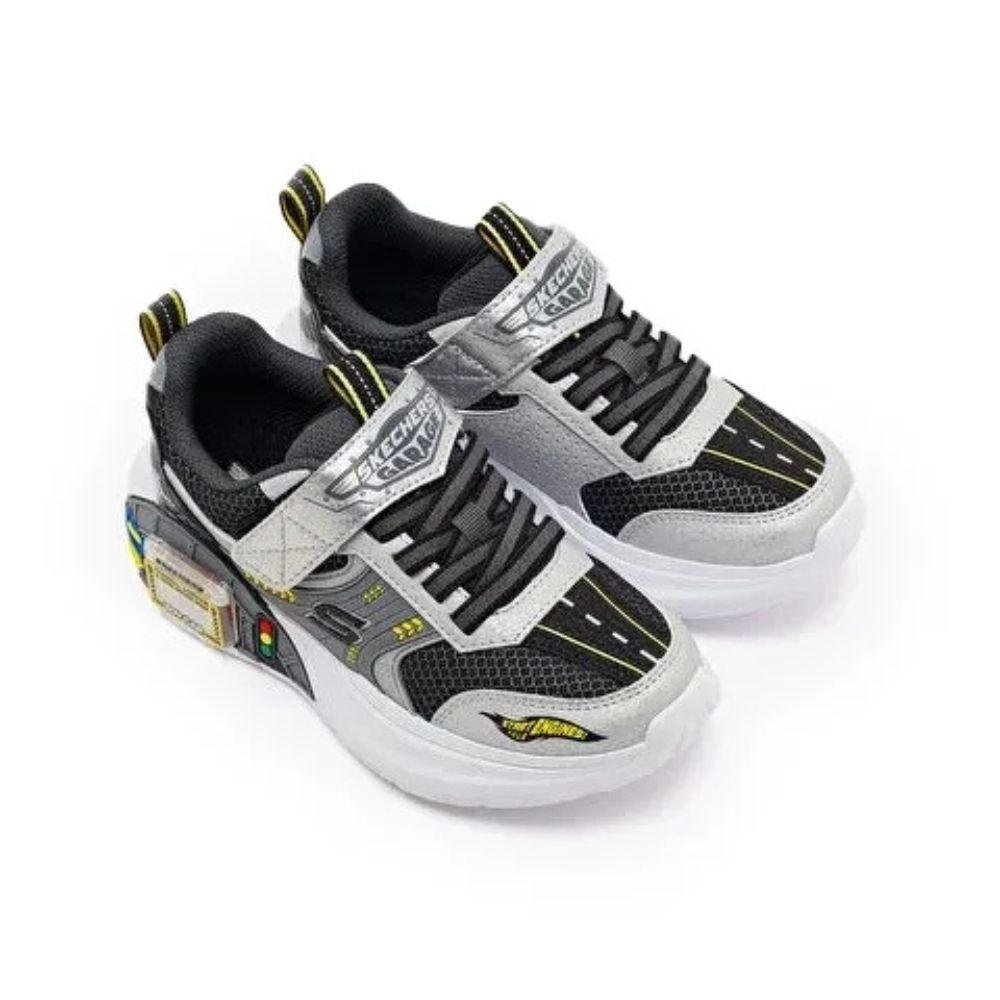Skechers Tênis Infantil Menino Conforto Cinza 3