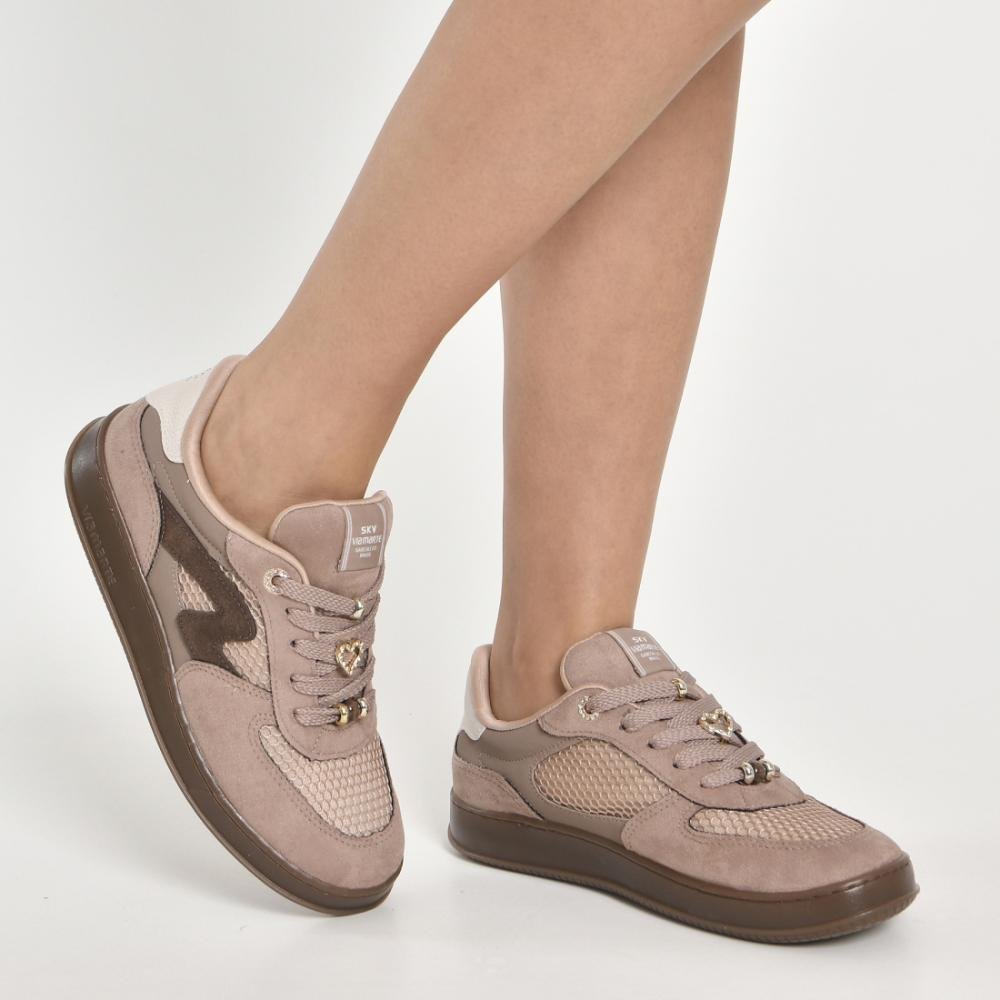 Tênis Casual Feminino Via Marte Confortável Urbano Sintético