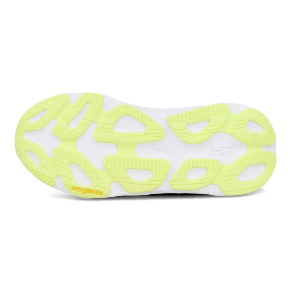 Skechers Max Run Tênis Corrida Feminino Drop Médio Branco 10
