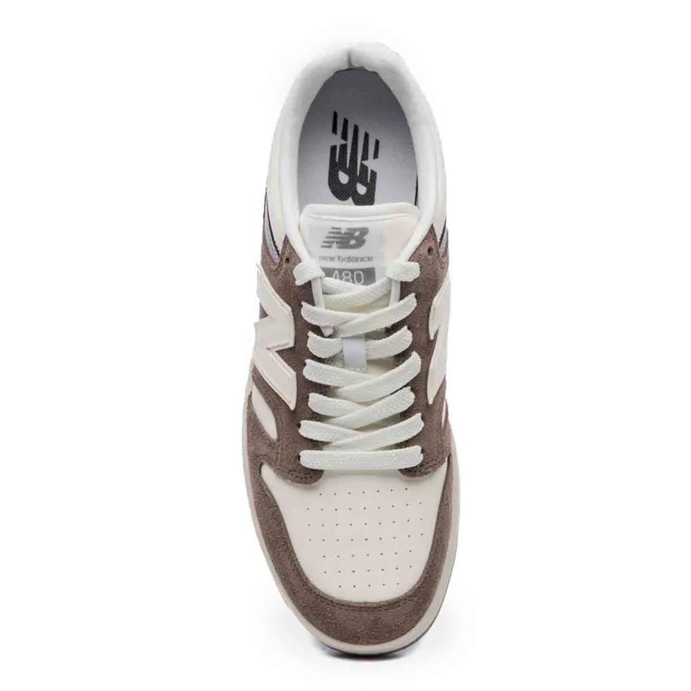 Tênis Unissex New Balance 480 Low Casual Sneaker Marrom 4