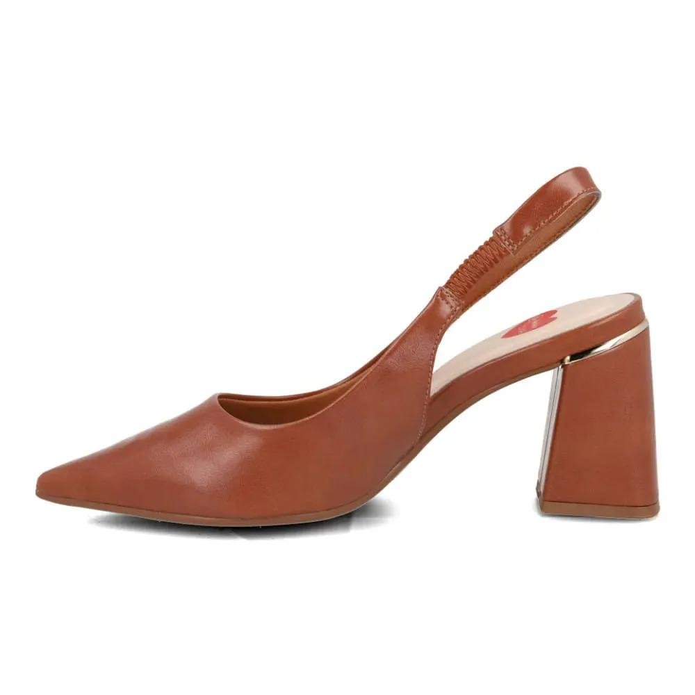 Scarpin Feminino Bebecê Salto Bloco Confortável