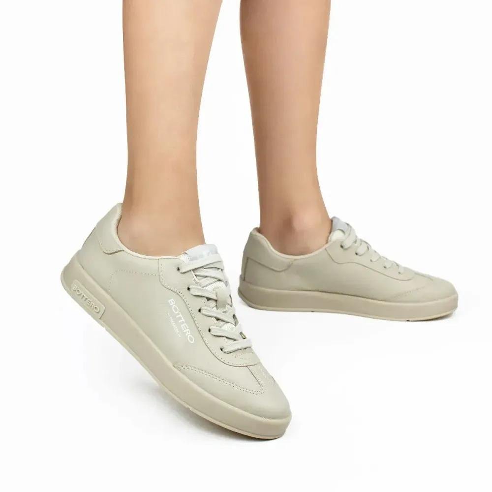 Tênis Feminino Bottero Casual Couro Confortável