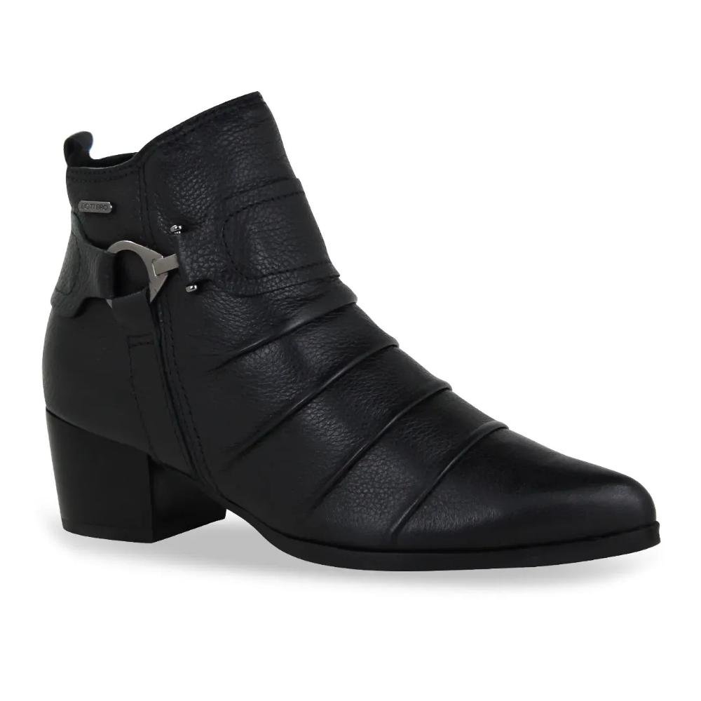 Bota Feminina Bottero Cano Curto Couro Confortável