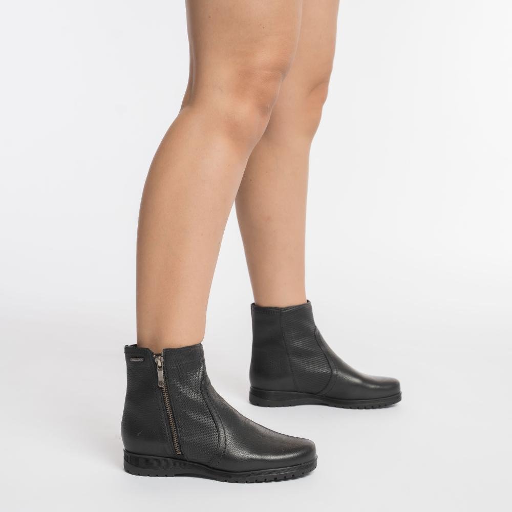 Bota Feminina Bottero Cano Curto Couro Confortável