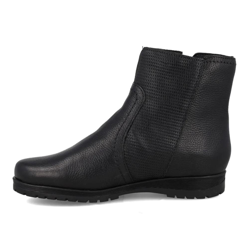 Bota Feminina Bottero Cano Curto Couro Confortável Preto 4