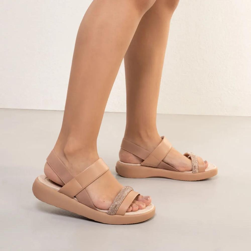Sandália Feminina Comfortflex Rasteira Confortável