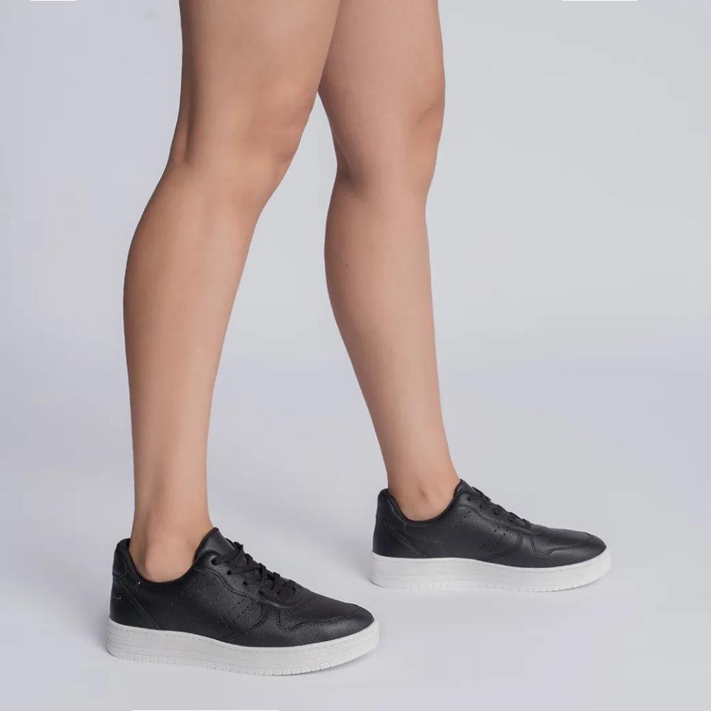 Tênis Feminino Dakota Casual Confortável Preto 2