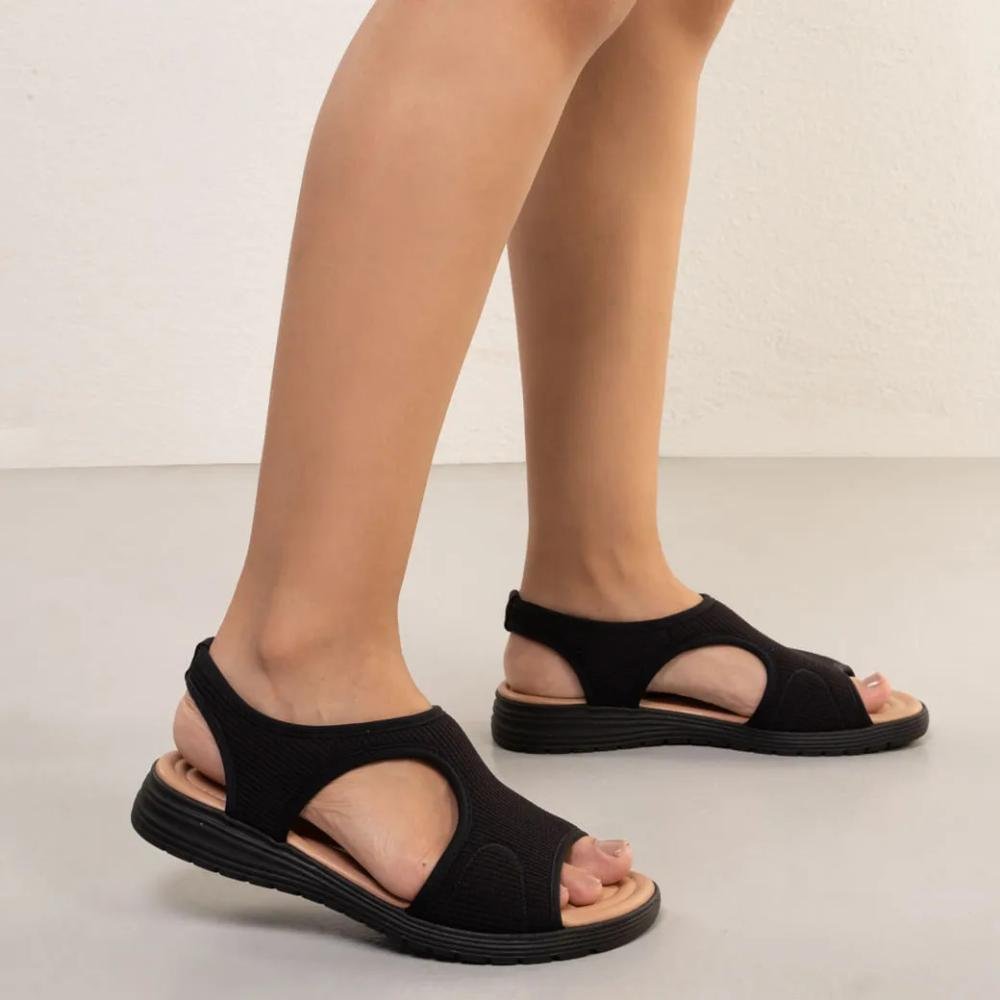 Sandália Feminina Comfortflex Anabela Confortável