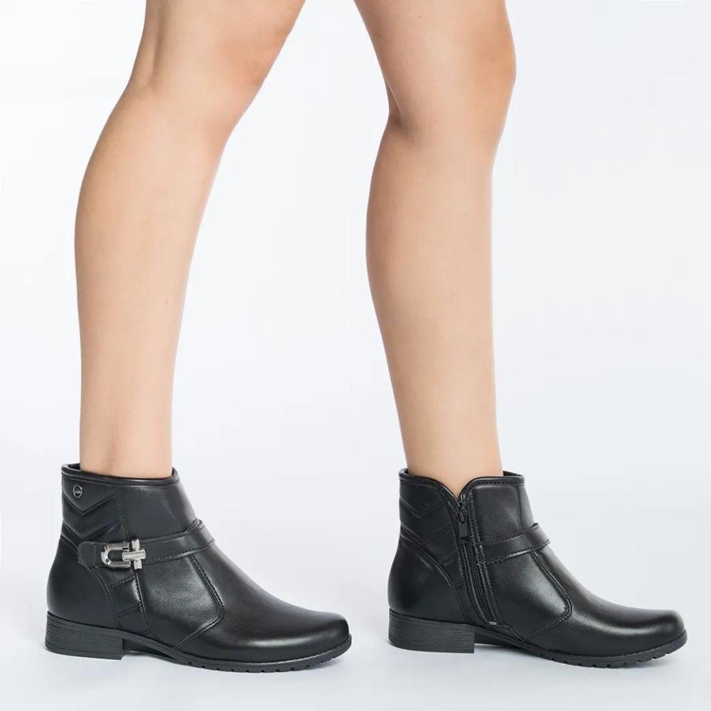 Bota Feminina Dakota Cano Curto Confortável Preto 2