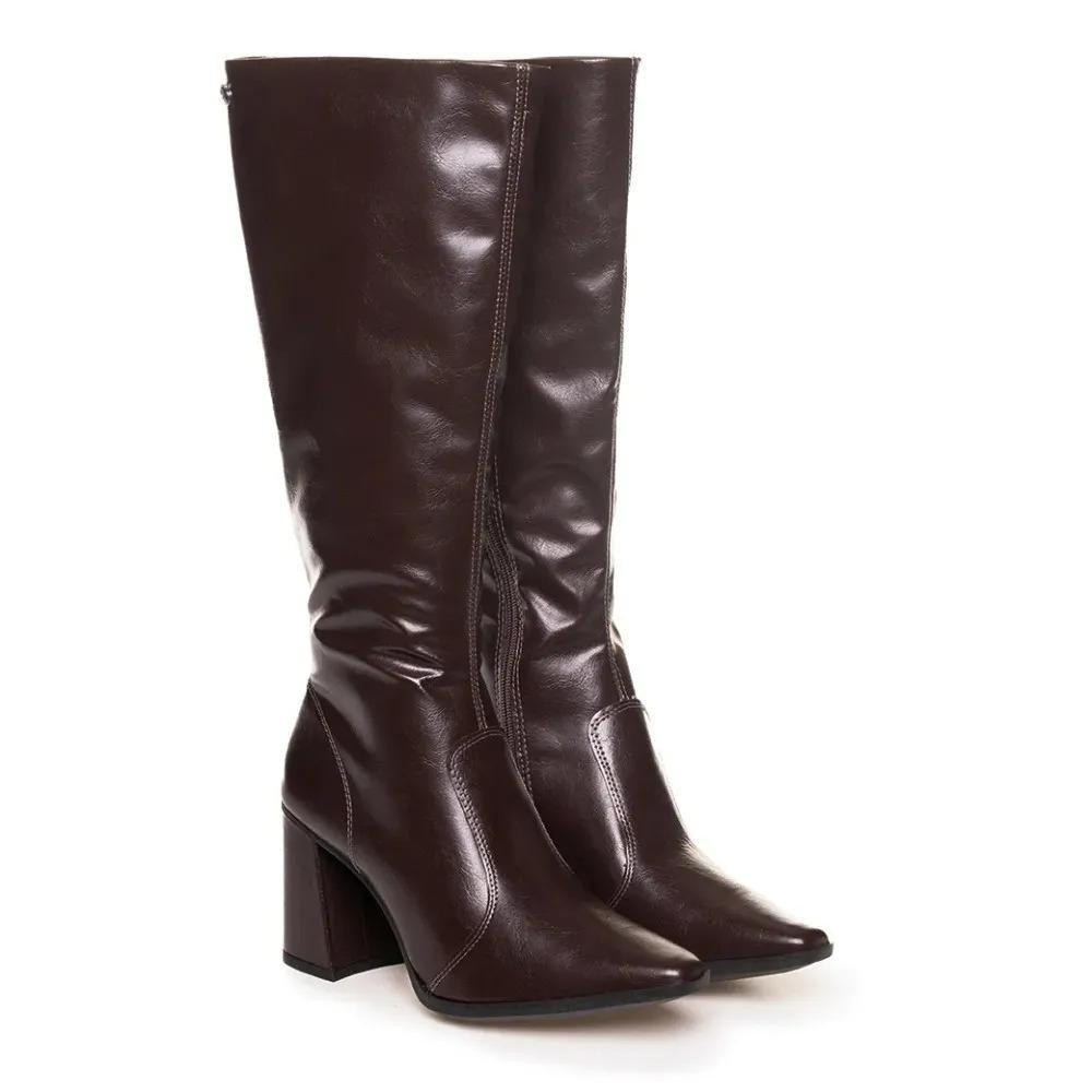 Bota Feminina Dakota Cano Longo Confortável Preto 3