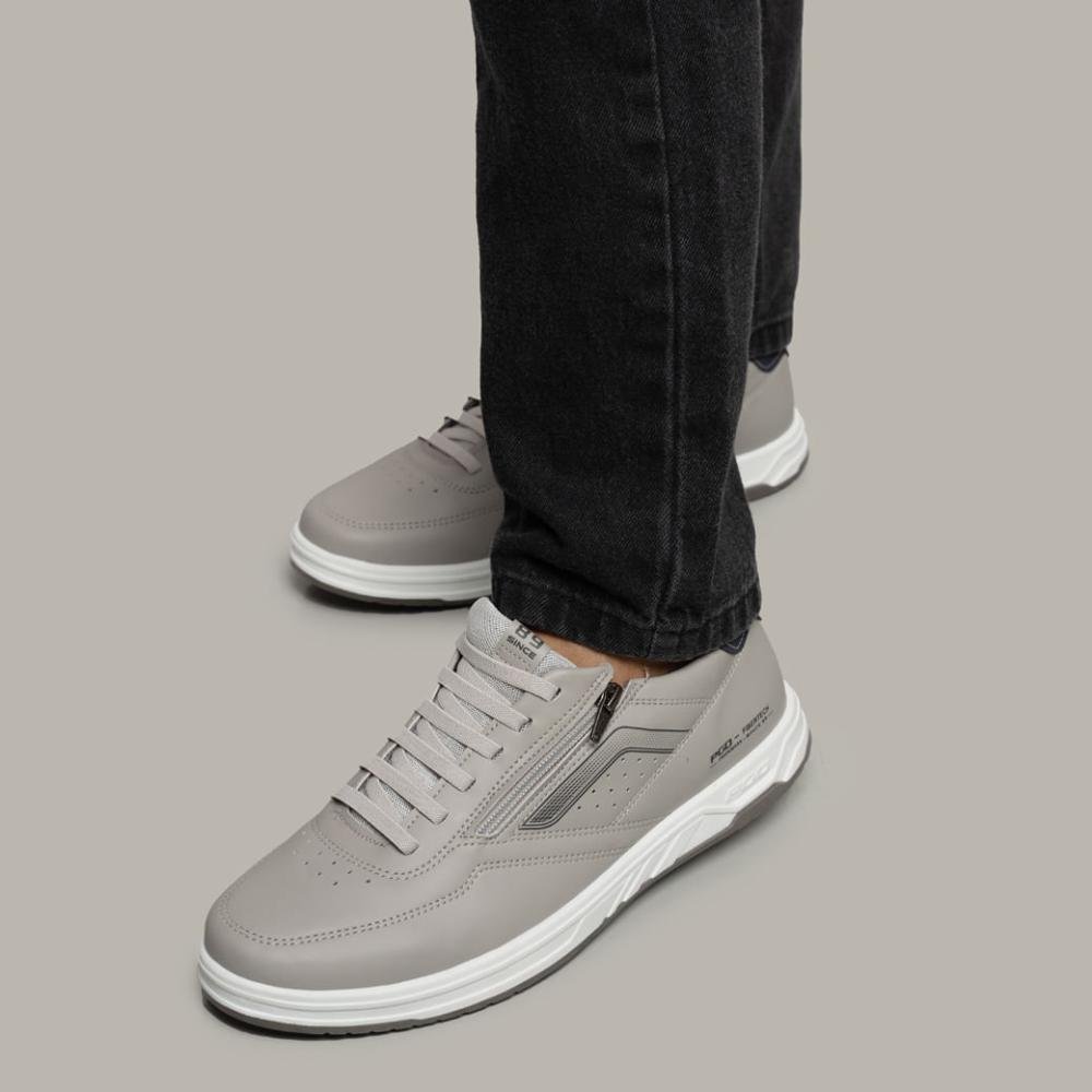 Tênis Casual Pegada Fibertech Masculino Cinza 2