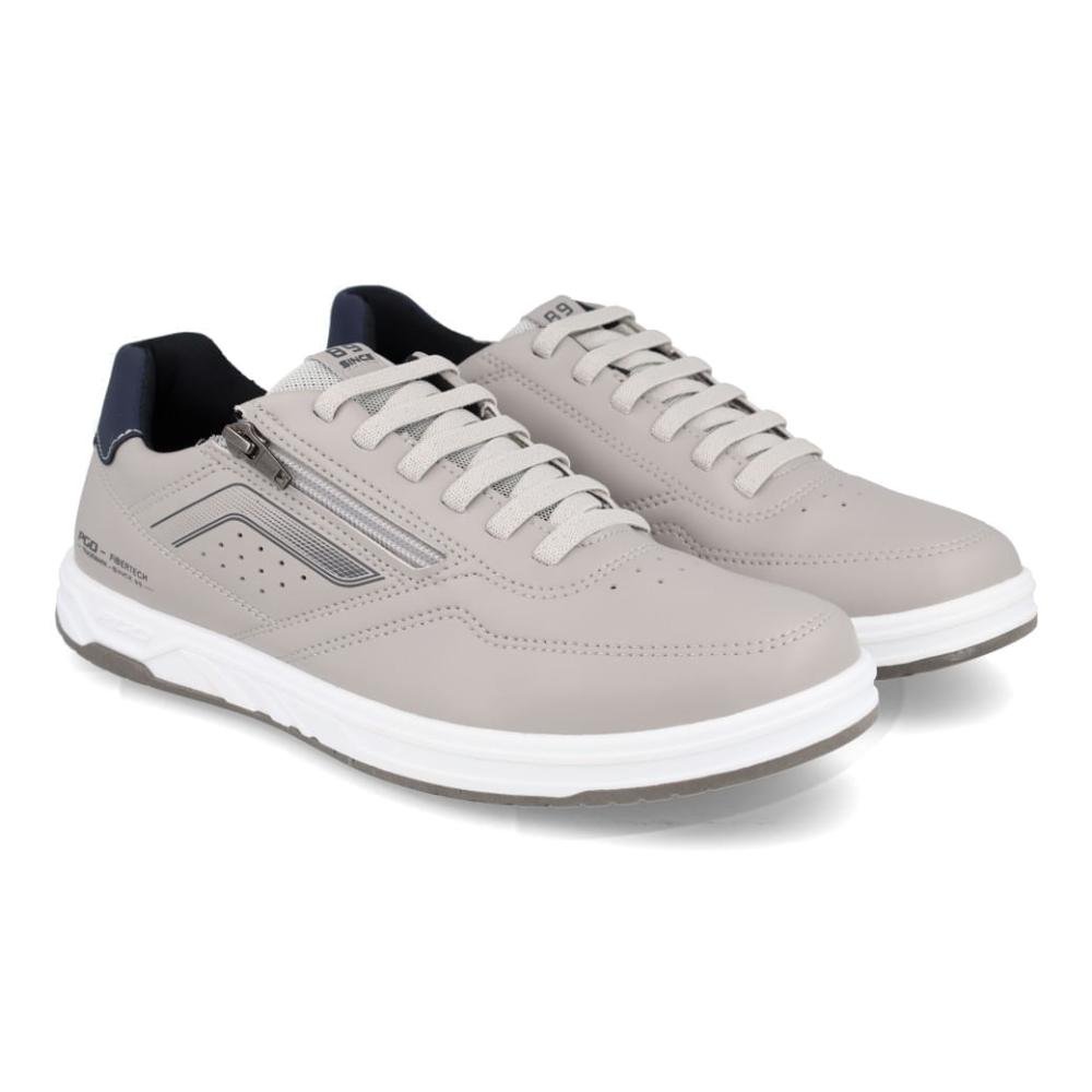 Tênis Casual Pegada Fibertech Masculino Cinza 5