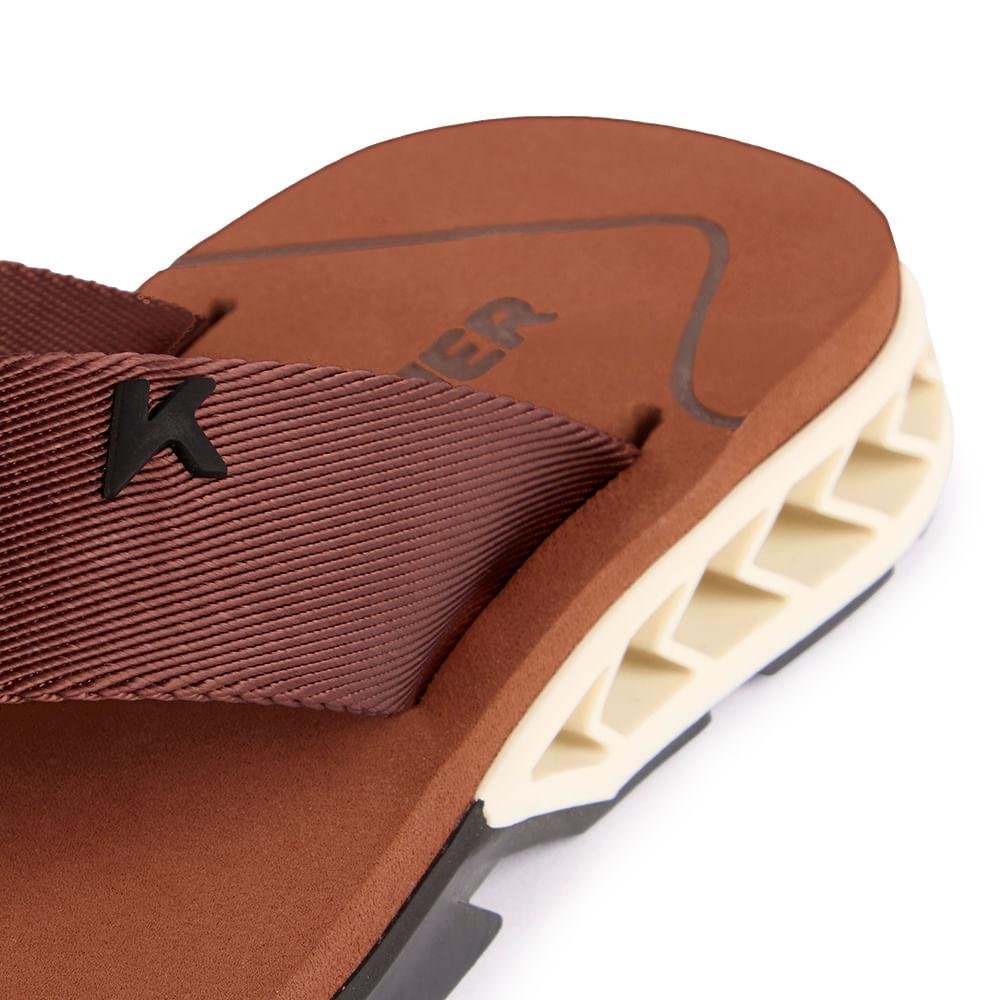 Chinelo Kenner Rakka Unissex Marrom 4