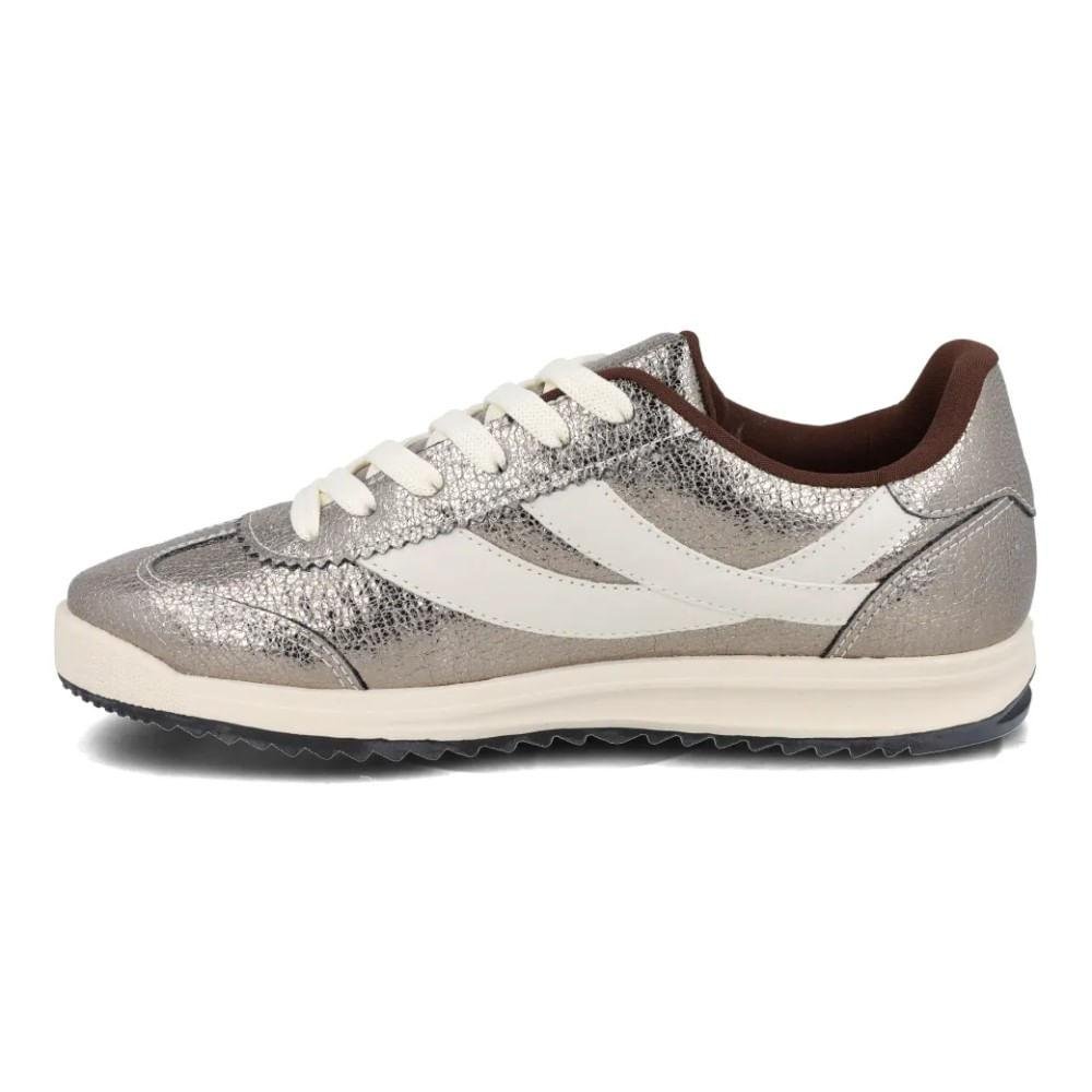 Tênis Retrô M Shuz Feminino Cinza 3