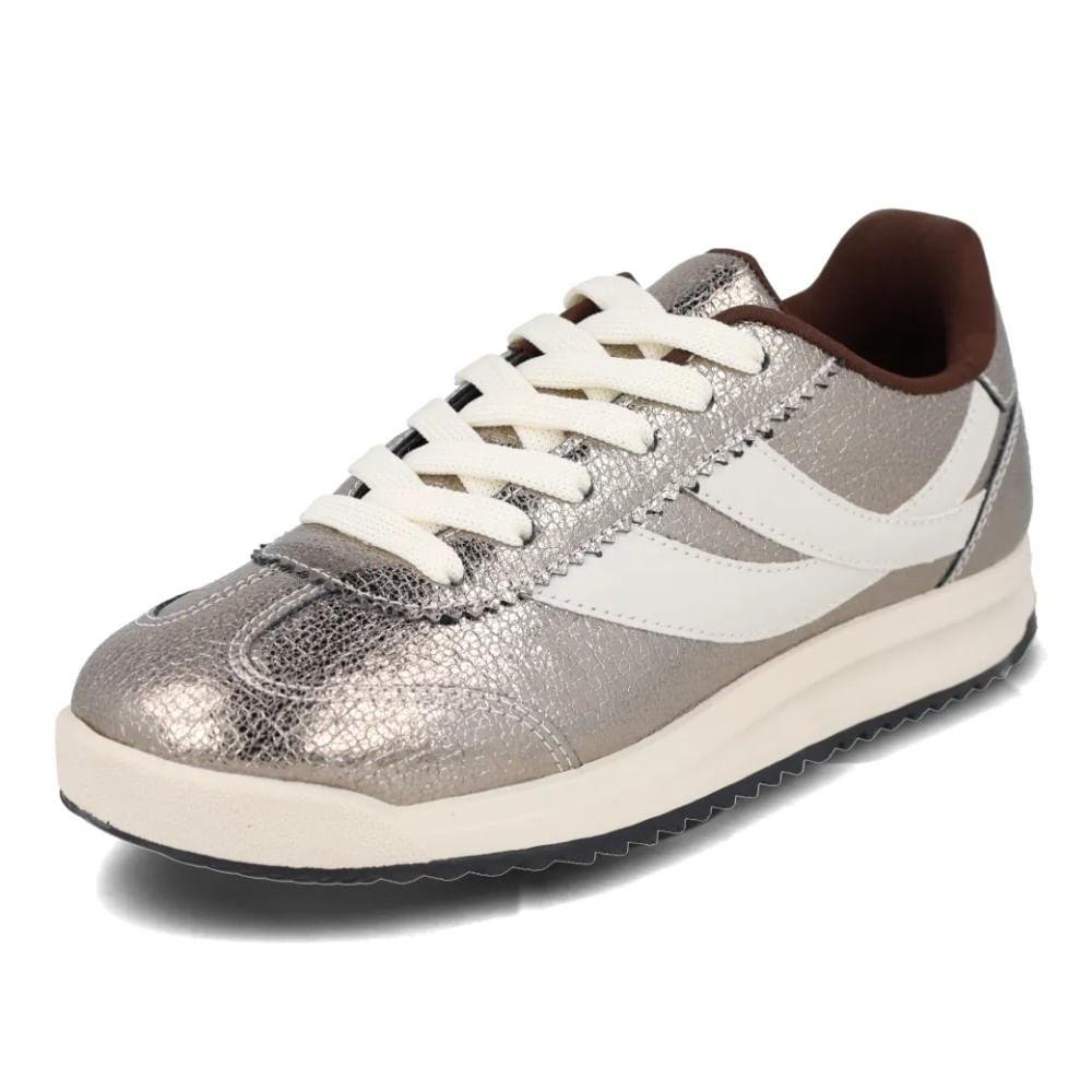Tênis Retrô M Shuz Feminino Cinza 4