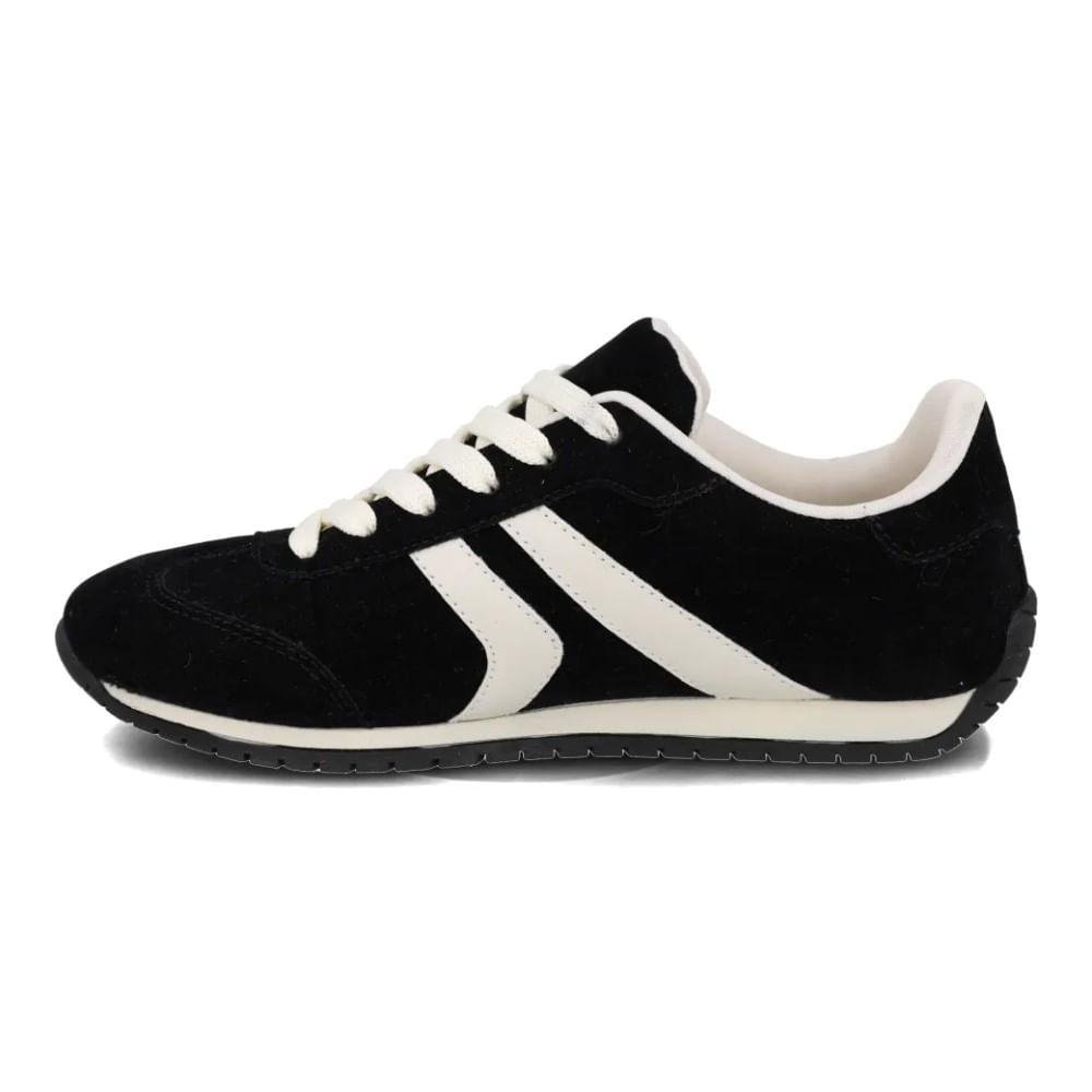 Tênis Retrô M Shuz Nobuck Feminino Preto 3