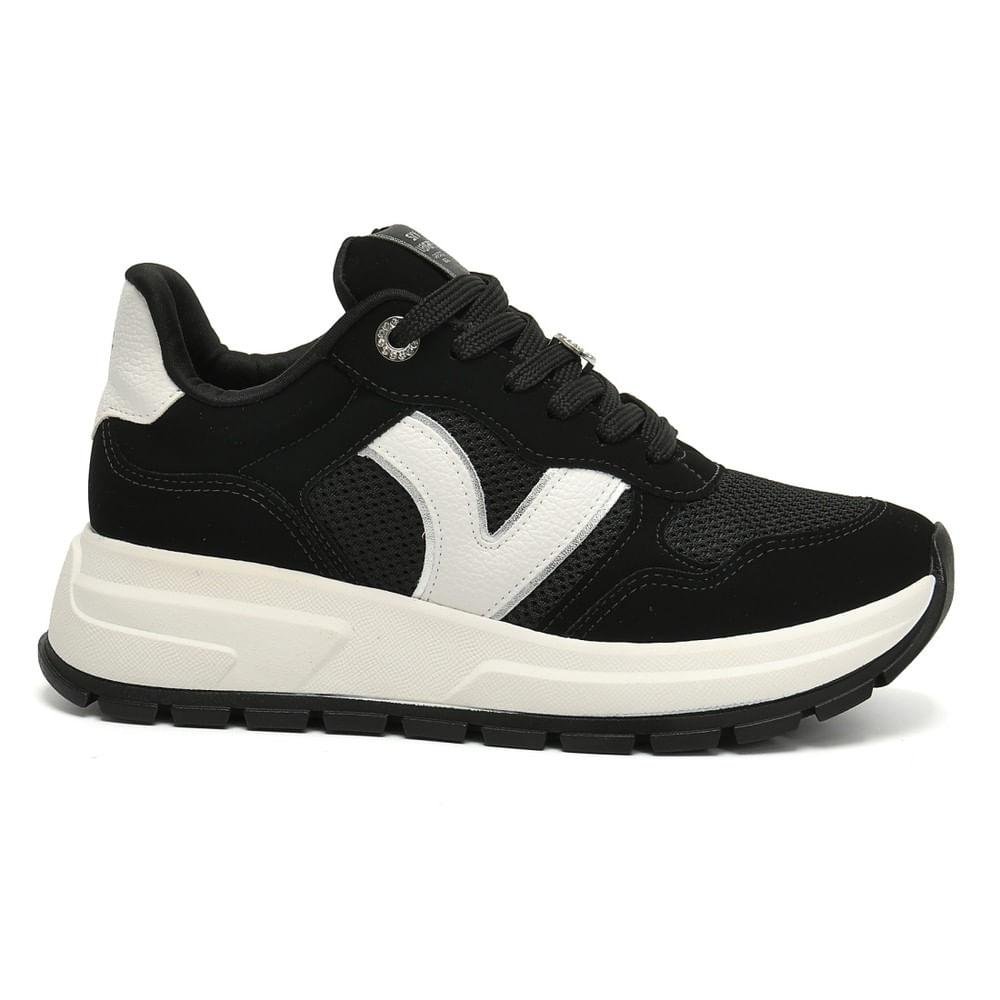 Tênis Flatform Via Marte Feminino Logo Preto 2