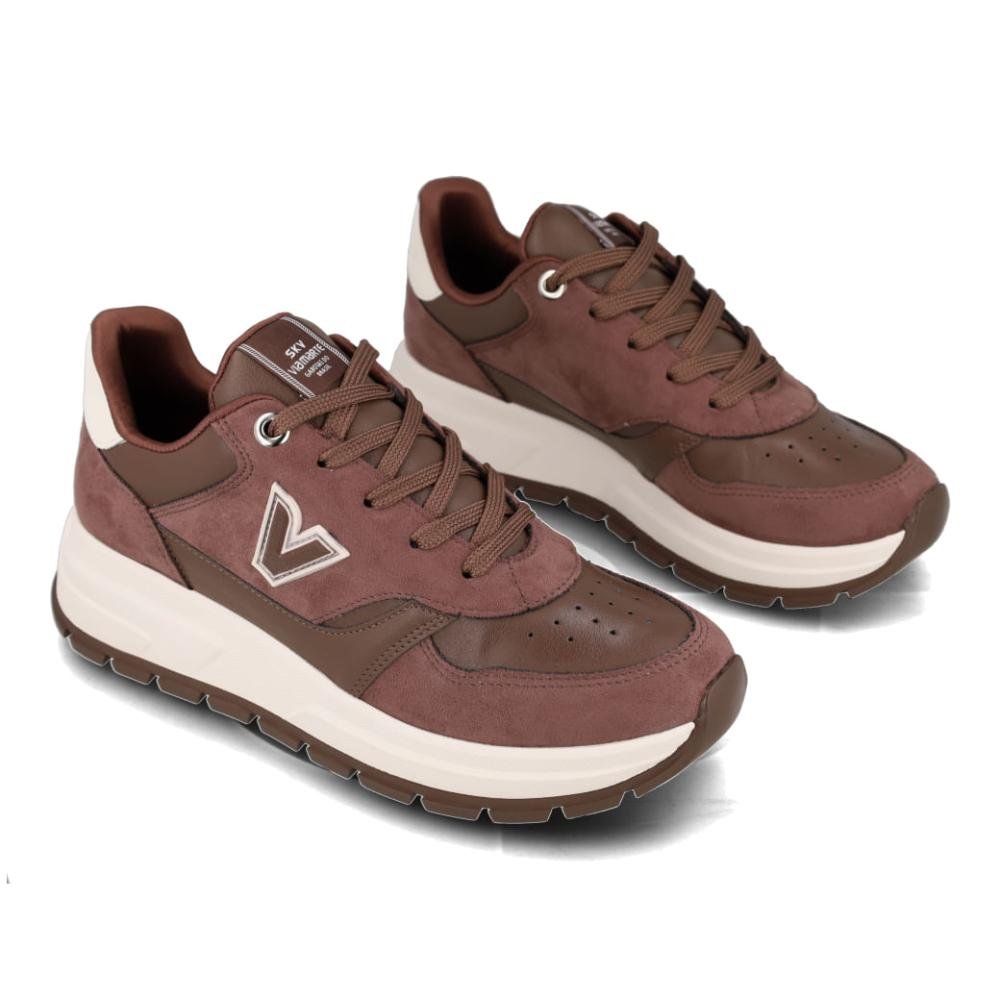Tênis Flatform Feminino Via Marte Duo Marrom 6
