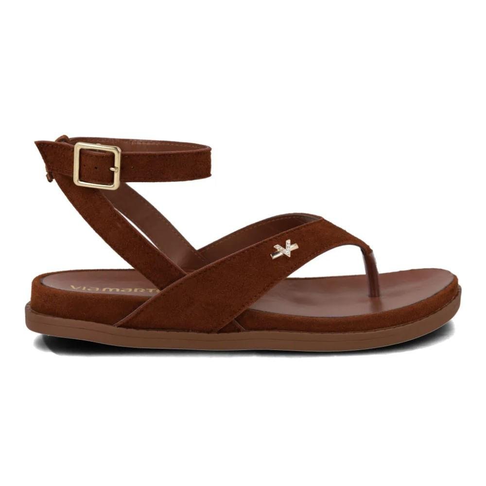 Sandália Via Marte Fivela Boho Feminina