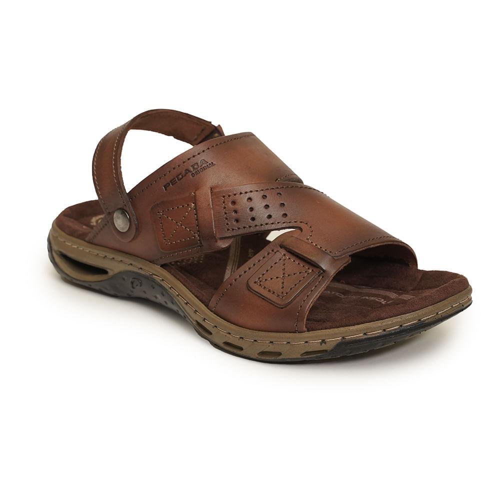 Sandália Pegada Soft Masculina Marrom 2