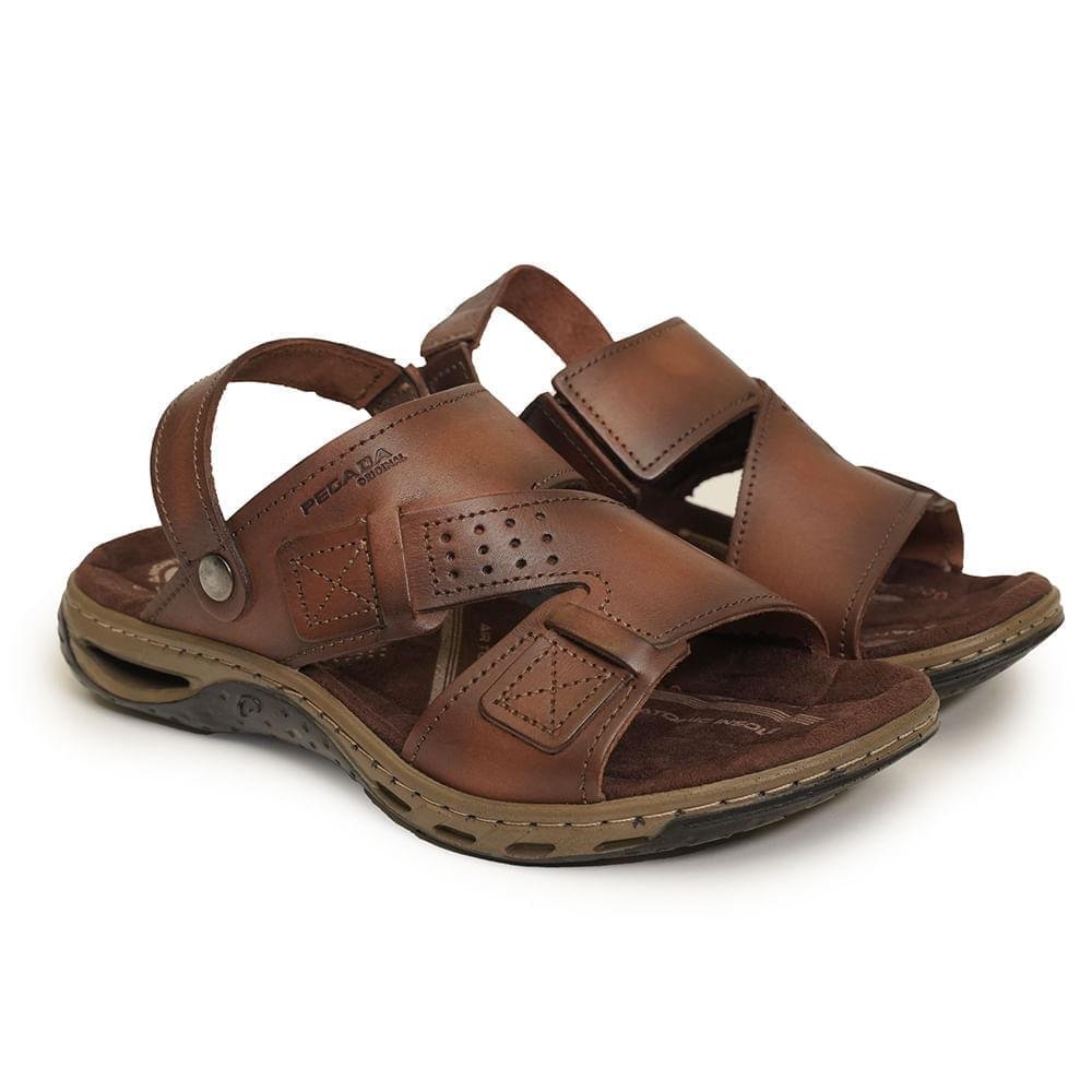 Sandália Pegada Soft Masculina Marrom 5