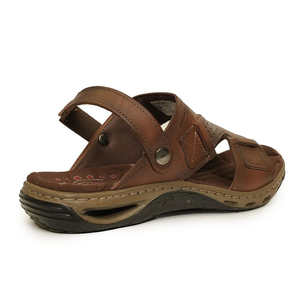 Sandália Pegada Soft Masculina Marrom 6