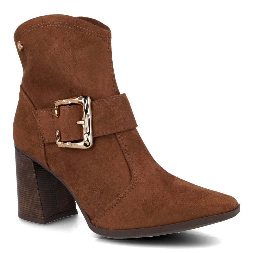 Bota Cano Curto Feminina Dakota Camossia Marrom 2