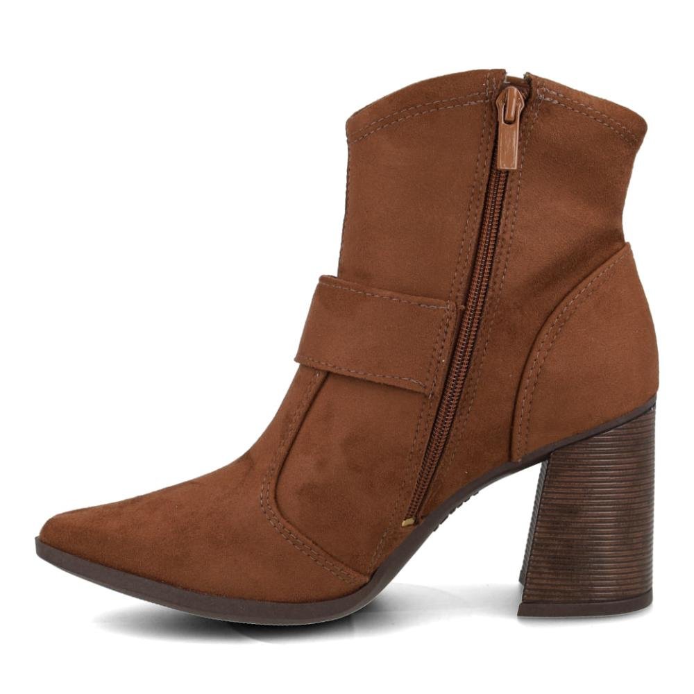 Bota Cano Curto Feminina Dakota Camossia Marrom 3