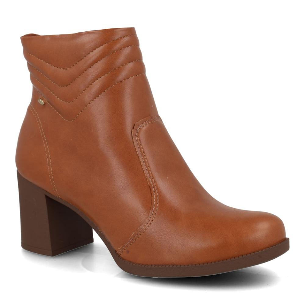 Bota Cano Curto Feminina Dakota Vertuo Marrom 2