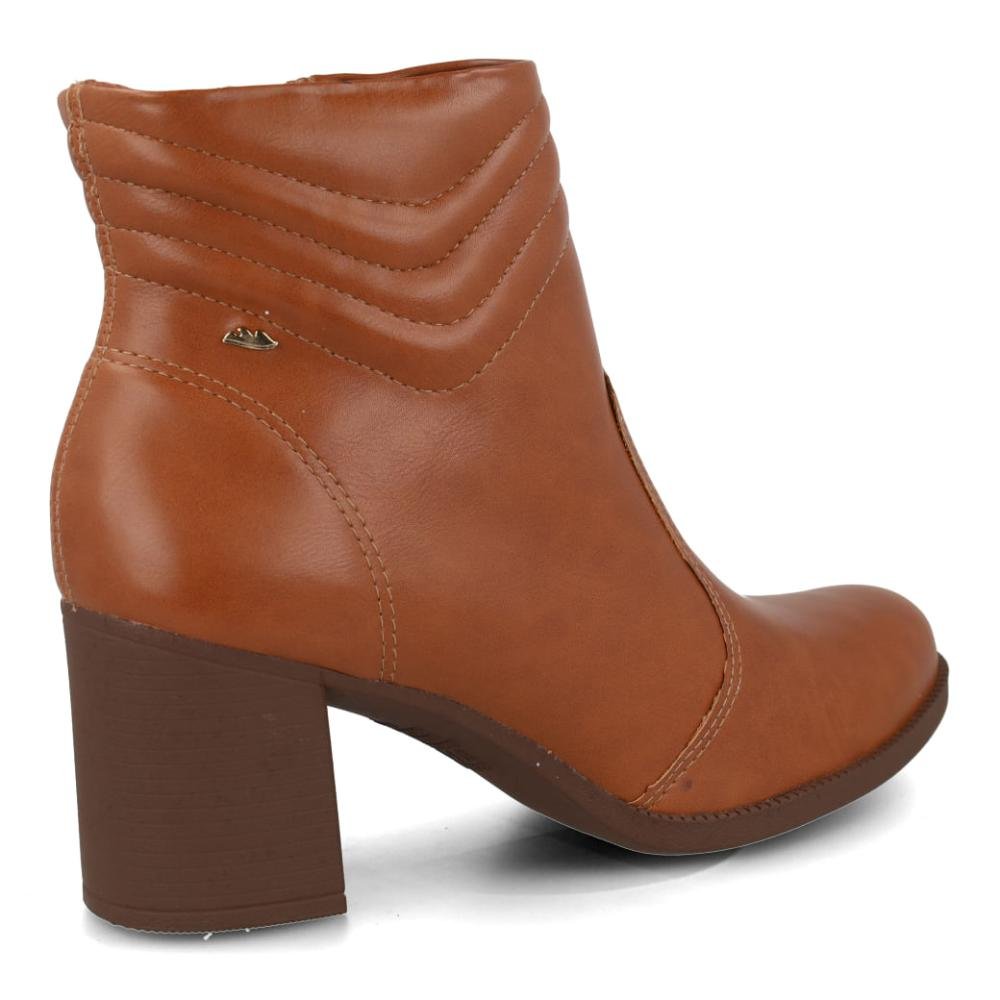 Bota Cano Curto Feminina Dakota Vertuo Marrom 6