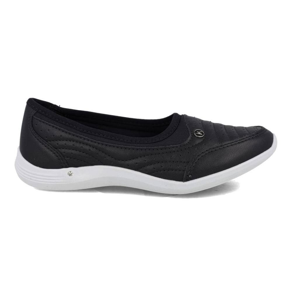 Tênis Slip On Feminino Kolosh Almeria Calce Fácil Preto 3