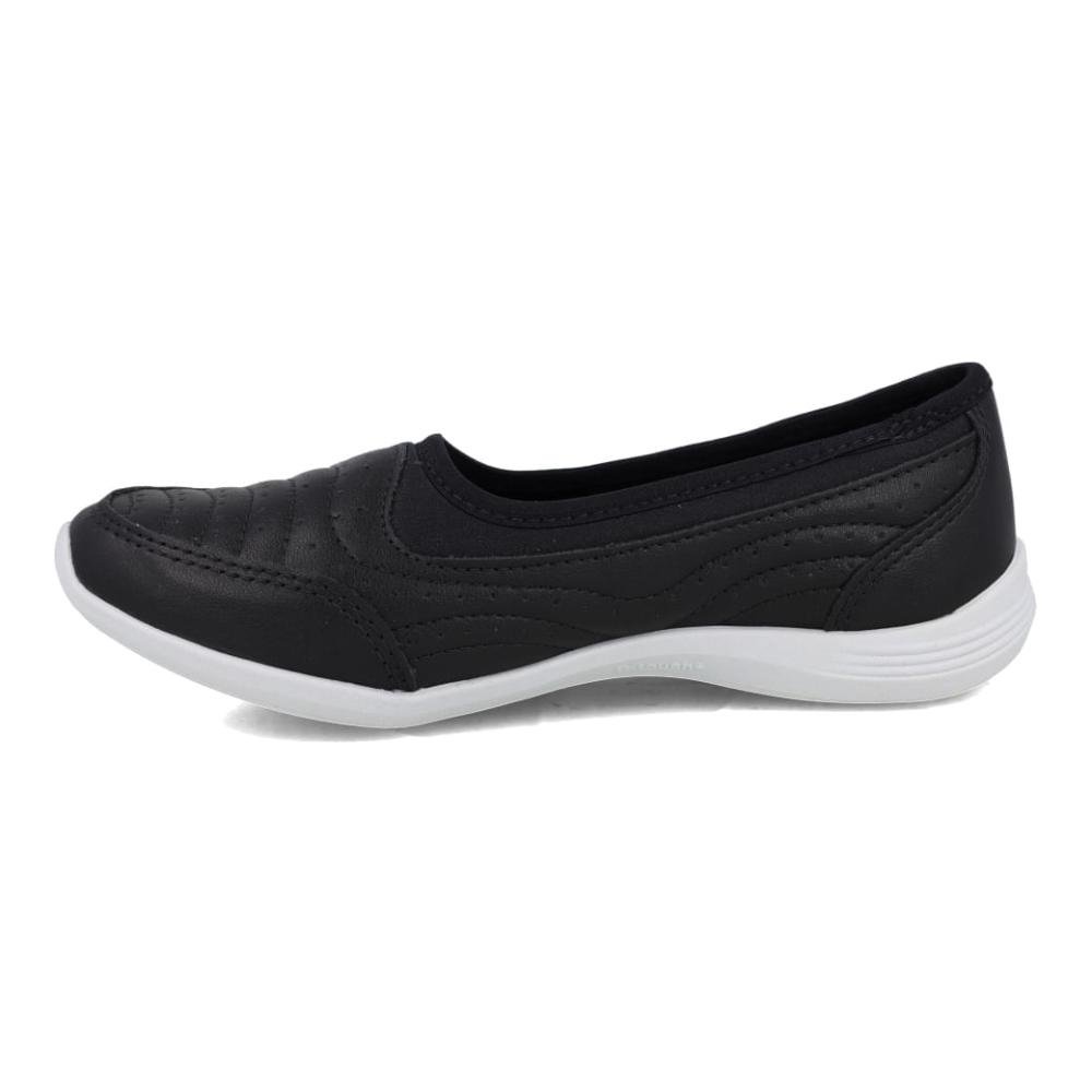 Tênis Slip On Feminino Kolosh Almeria Calce Fácil Preto 5