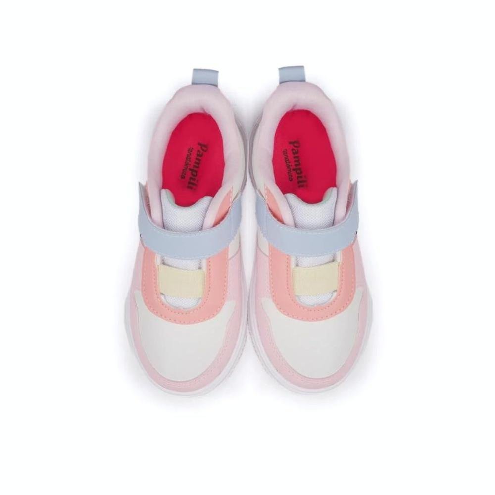 Tênis Infantil Feminino Pampili Up Colors Branco 4
