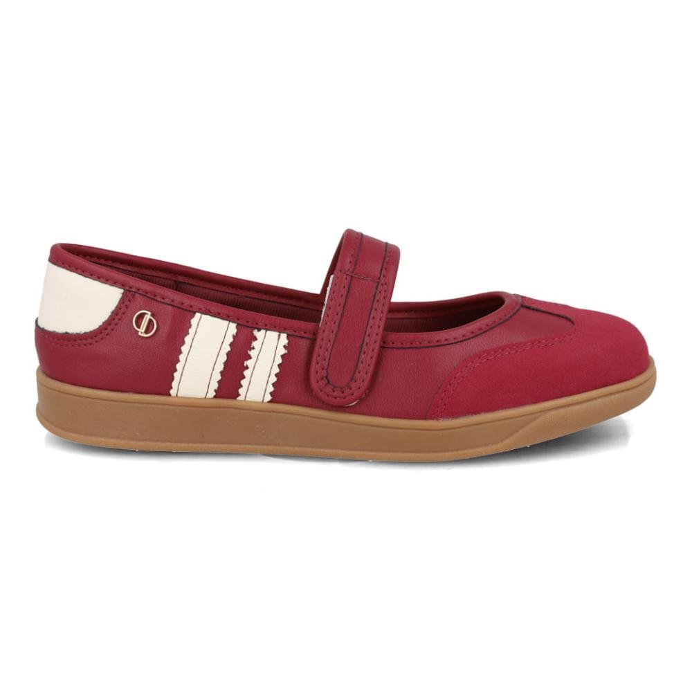 Sapatilha Esportiva Feminina Dakota Nobuck Vermelho 2