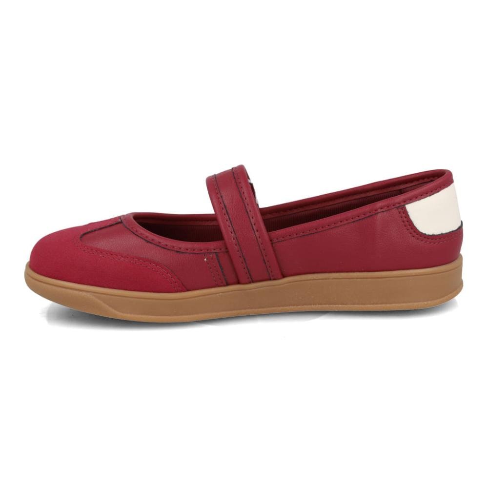 Sapatilha Esportiva Feminina Dakota Nobuck Vermelho 4