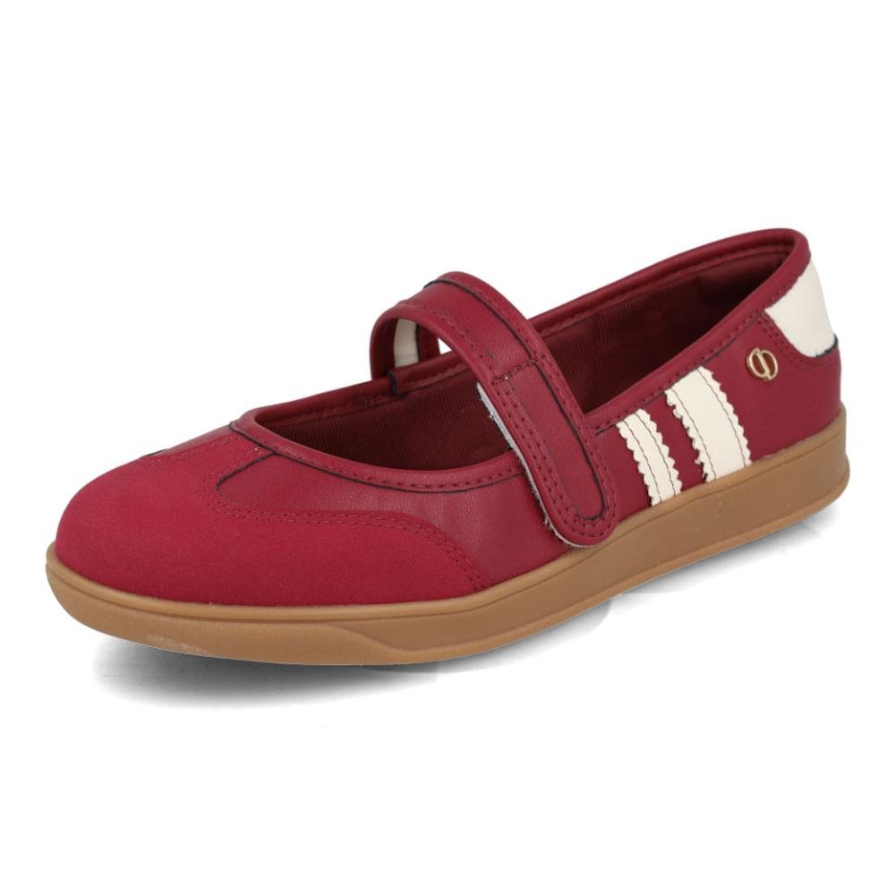 Sapatilha Esportiva Feminina Dakota Nobuck Vermelho 5