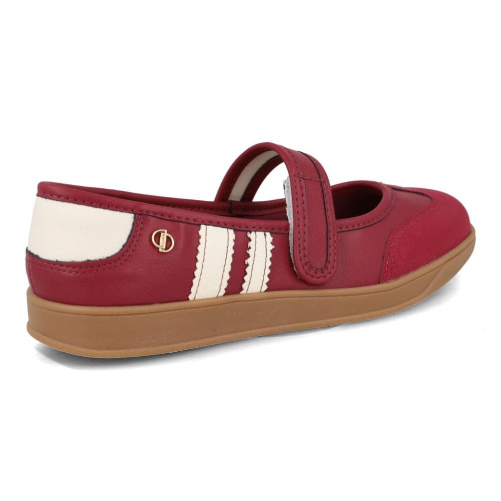 Sapatilha Esportiva Feminina Dakota Nobuck Vermelho 7