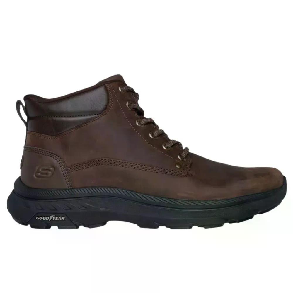 Bota Adventure Skechers Pollard Waylon Couro Masculina