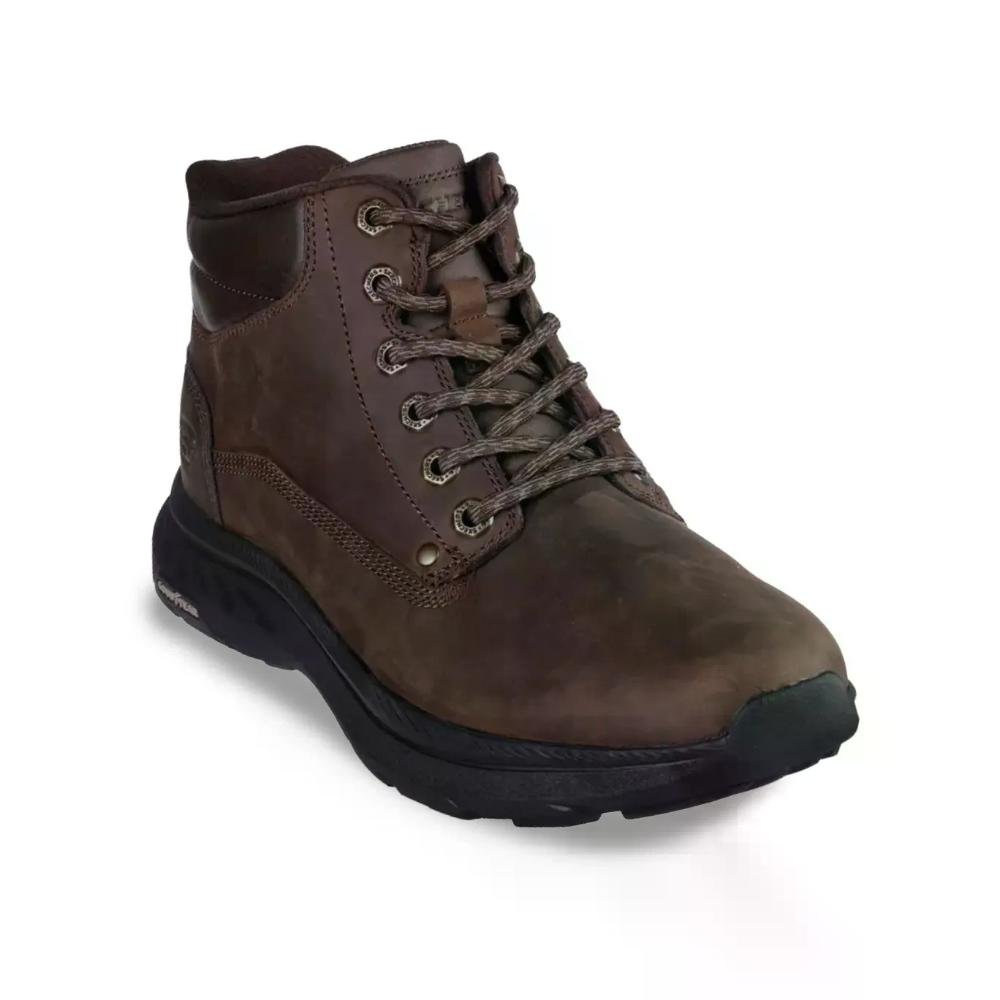 Bota Adventure Skechers Pollard Waylon Couro Masculina Marrom 2