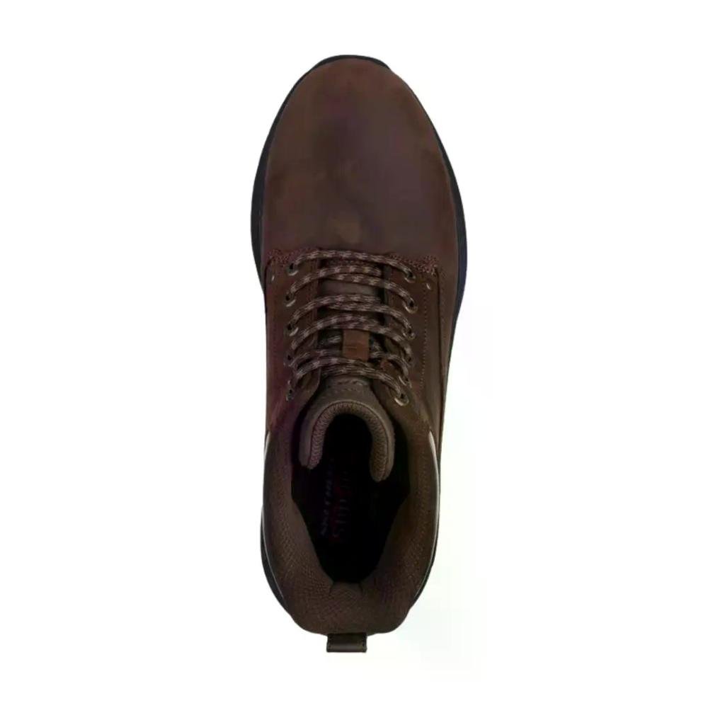 Bota Adventure Skechers Pollard Waylon Couro Masculina Marrom 3