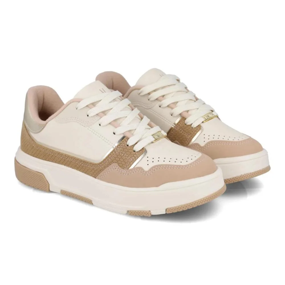 Tênis Vizzano Textura Croco Feminino Casual Branco 7